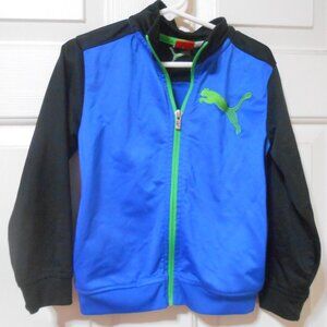 CUTE BOYS SIZE 4T PUMA BRAND JACKET ZIPPER CLOSE w/ POCKETS EUC 👦